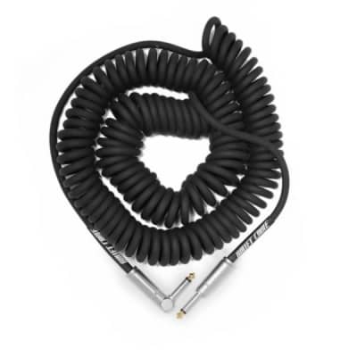 BULLET CABLE 30′ BLACK COIL CABLE