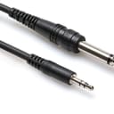 Hosa CMP-105 Mono Interconnect 1/4 Inch TS to 3.5 mm TRS 5 Foot