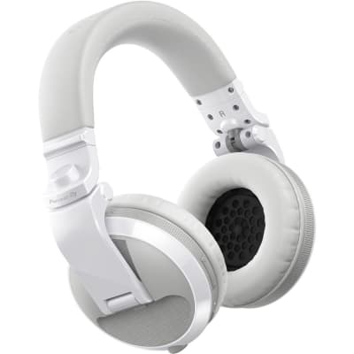 Pioneer HDJ-X5BT-W DJ DJ Headphones with Built-In Microphone