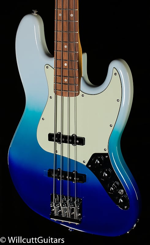 Fender Player Plus Jazz Bass Pau Ferro Fingerboard Belair Blue Bass Guitar - MX21158056-9.79 lbs image 1