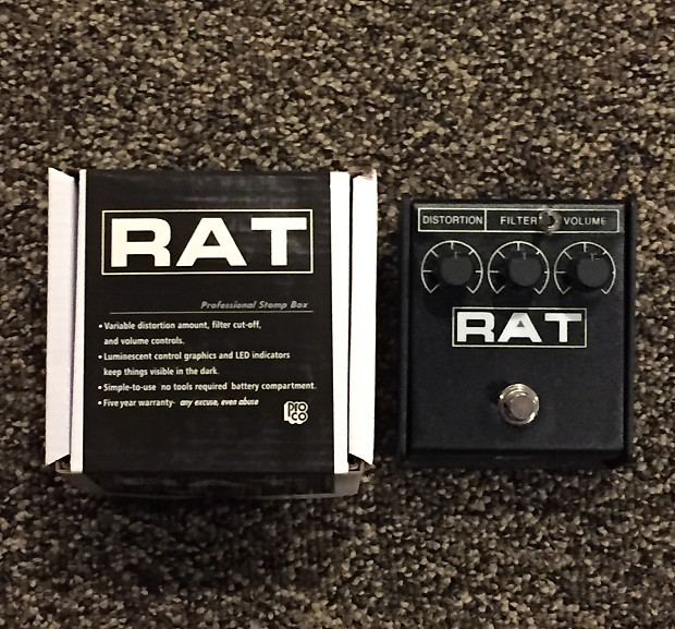 ProCo RAT 2 w LM308 and LED clipping switch mod | Reverb