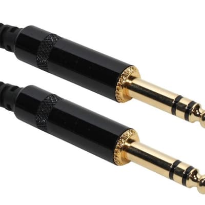 SuperFlex GOLD SFP-105TT Patch Cable, 1/4in TRS to 1/4in TRS - 5' image 2