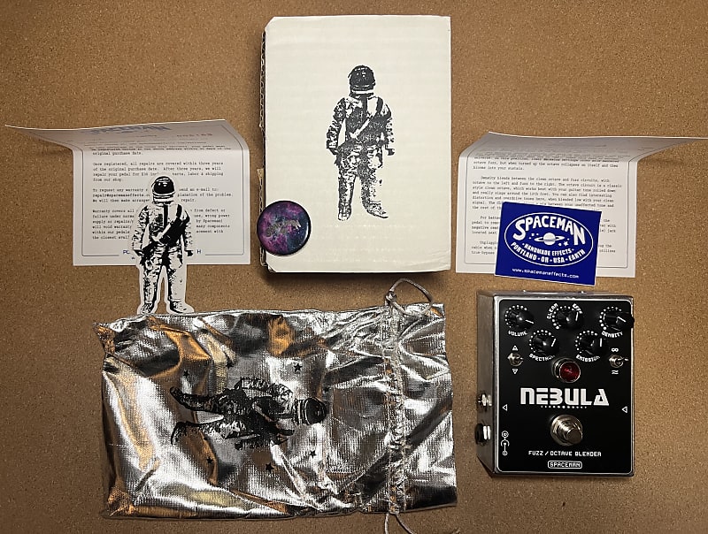 :OPEN BOX SALE: Spaceman Nebula Fuzz/Octave Blender :Limited Silver Edition #74/133: image 1