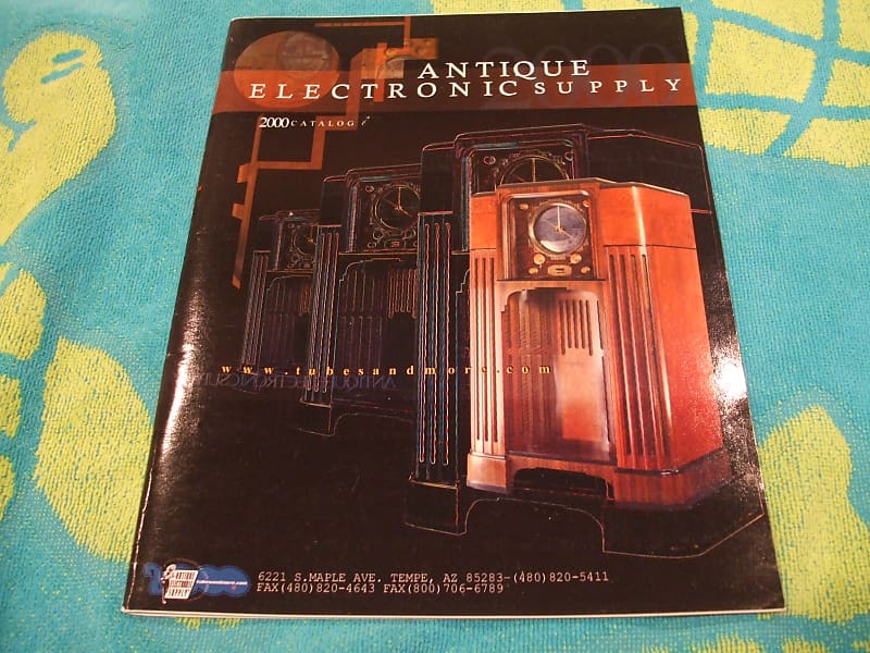 ANTIQUE ELECTRONIC SUPPLY 2000 catalog flyer tubes and more Reverb
