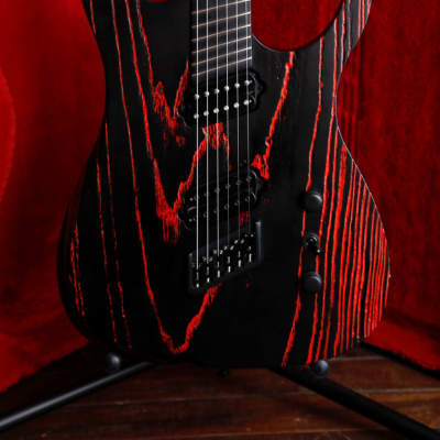 Ormsby Factory Custom Hypemachine Black/Red Grain Fill Electric Guitar 2021 Pre-Owned for sale