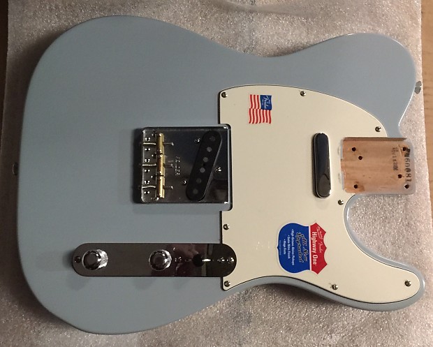 Fender Highway One Telecaster Body 2008 Daphne Blue Lacquer