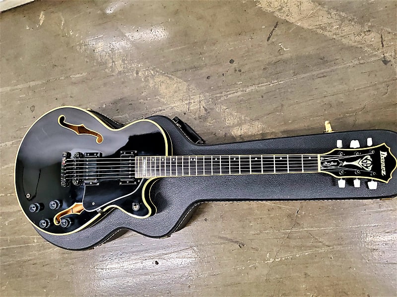 1991 Ibanez GB30 Semi-Hollow Body Guitar Black Finish George Benson Model RARE! image 1