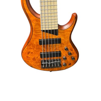 MTD Kingston 6弦 エレキベース アクティブ ベース MTD Kingston Z-6 (6 String), (V2), Amber w/ Maple