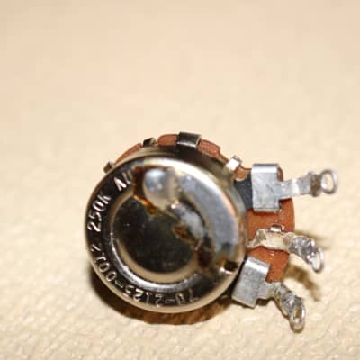 Vintage 1964 Fender 250k Stackpole Potentiometer - Split | Reverb