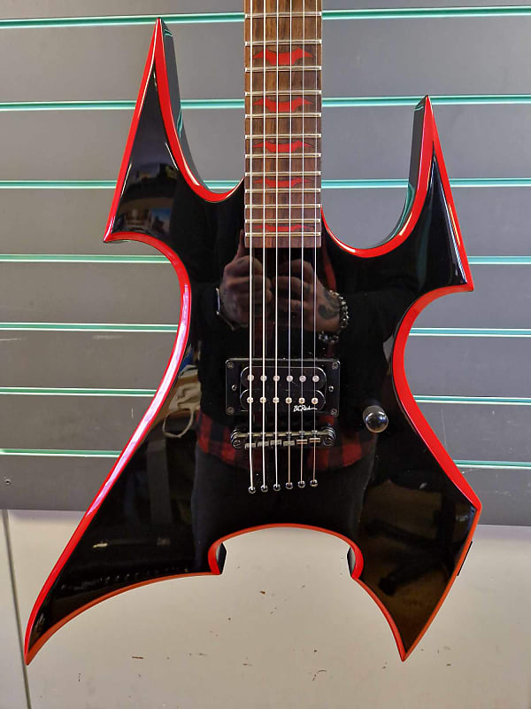 B.C.Rich 'Avenge Son Of The Beast' Onyx with Red Bevels 2013