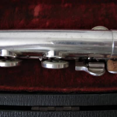 DeFord Flute, Silver plated, Used -looks good, needs work image 4