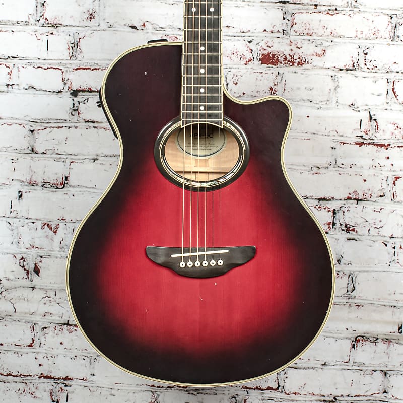 Yamaha APX-9C Acoustic-Electric Guitar, Red Burst w/ Case x6062 (USED)