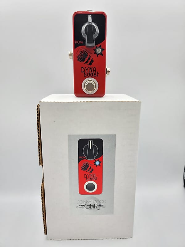 Jonny Rock Gear Dyna Boost  Red Guitar Pedal Store Display / New ! image 1