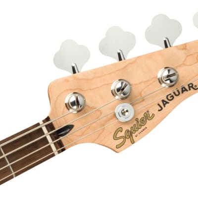 Fender Affinity Jaguar Bass H, Laurel Fingerboard, Black Pickguard, Charcoal Frost Metallic image 7