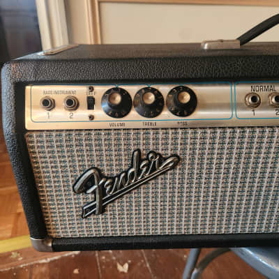 Fender Bassman 100 2-Channel 100-Watt Guitar Amp Head 1972