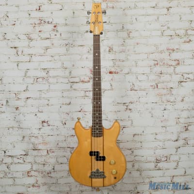 80's Vantage MIJ "The Witch" Electric Bass Natural (USED) image 2