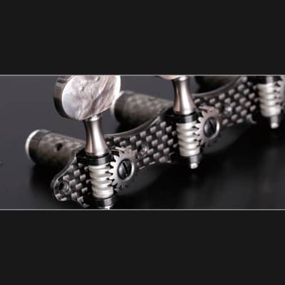 NEW Gotoh KG01-CA Classical Guitar Tuners w/ Real Black Mother of Pearl Buttons image 5