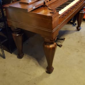 Prince & Co. Melodeon Pump Organ 1846 Dark Rosewood image 2
