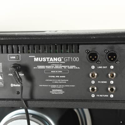 Fender Mustang GT100 100W 1x12" Modeling Guitar Amplifier CG0035G image 7