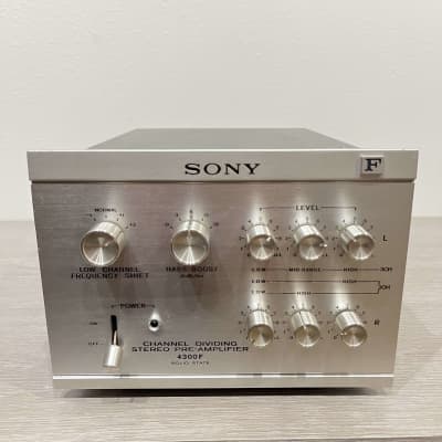 Sony TA-4300F Channel Dividing Stereo Preamplifier | Reverb