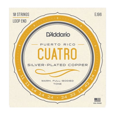 D'Addario Cuatro-Puerto Rico Strings EJ96^ image 1