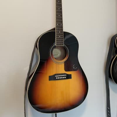 Epiphone AJ-220S VS Dreadnought Vintage Sunburst | Reverb