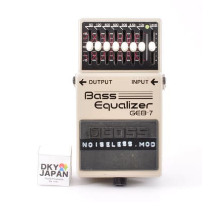 Boss GEB-7 Modified Noiseless For Bass Equalizer Pedal Mod