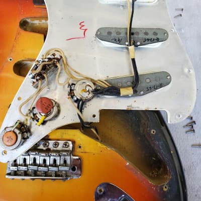 1965 Vintage Fender Stratocaster Electric Guitar with OHSC image 21