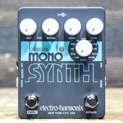 ベース BASS MONO SYNTH Electro Harmonix Bass Mono Synth [Bass Synthesizer] ｜イケベ