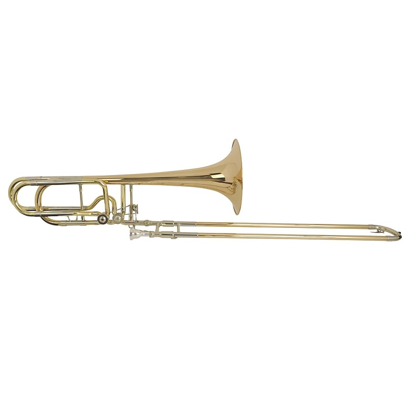 Conn Symphony 62HI Bass Trombone, Dual Indepedent Rotary Valves, Rose Brass Bell image 1