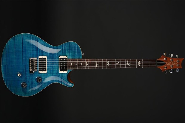 PRS Singlecut Trem in Blue Matteo with Pattern Neck #203596 - Used