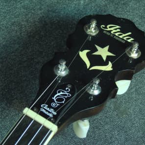 Vintage Iida Custom Made Model 231 5-String Closed Back Banjo W/Hardshell Case image 8