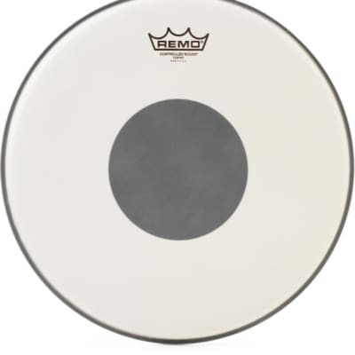 Remo Controlled Sound Coated Black Dot Drumhead - 14 inches image 2
