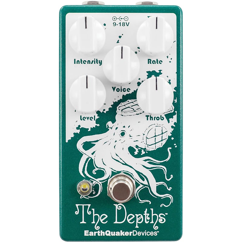 Earthquaker Devices The Depths V2 Optical Vibe Machine Pedal image 1