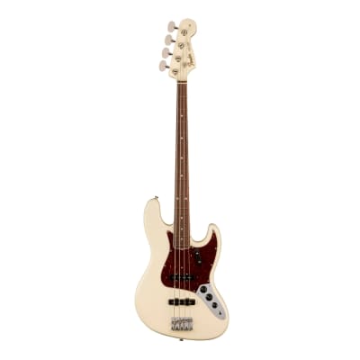 Fender American Vintage II 1966 Jazz Bass 4-String Guitar (Right-Handed, Olympic White) for sale