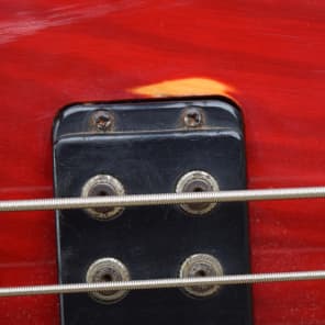 G&L L2000 Bass 1981 Transparent Red - Made in USA image 12