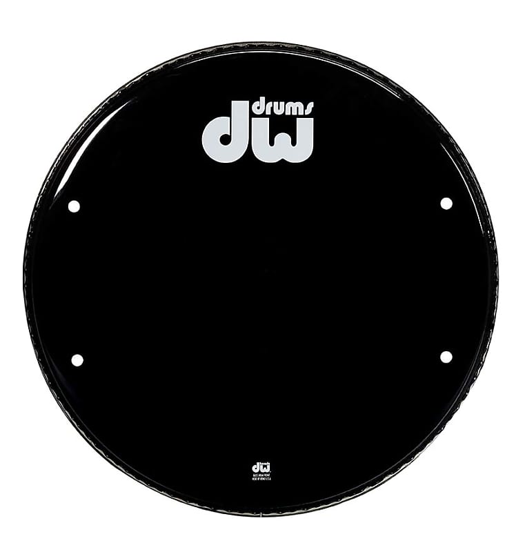 DW 24 In Double A Smooth Bass Drum Head Reverb