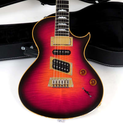 1996 Gibson Nighthawk Custom CST-3 - Fireburst - Crown Inalys - Flamed Maple Top! 7.15 Pounds for sale