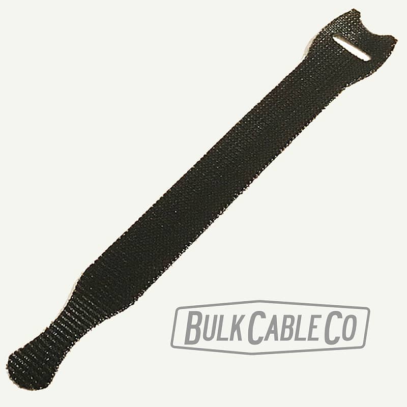 VELCRO® Brand ONE WRAP® Strap - 3/4 x 6 - Black - Guitar Cable Wrap - Mic  & Instrument Cord Tie