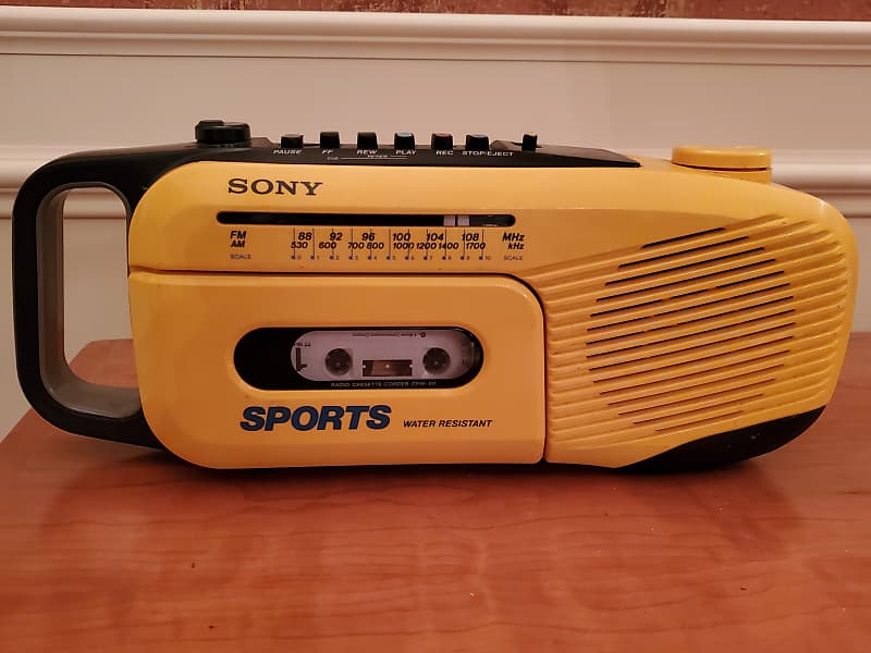 Sony CFM-101 1990s - Yellow and gray