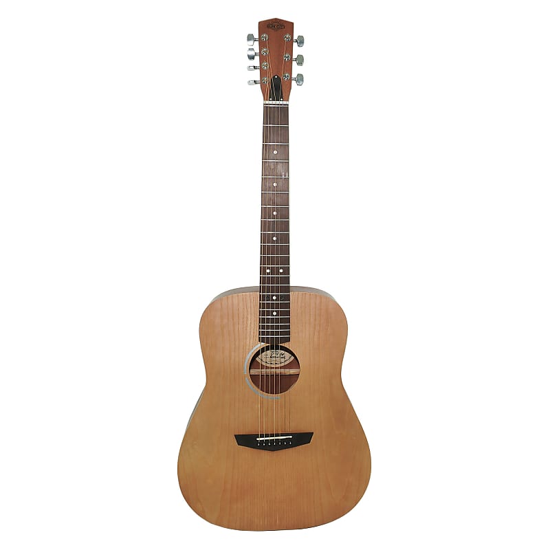 Trembita Brand New Seven 7 Strings Acoustic Guitar, Sand Natural Wood made in Ukraine Beautiful sound image 1