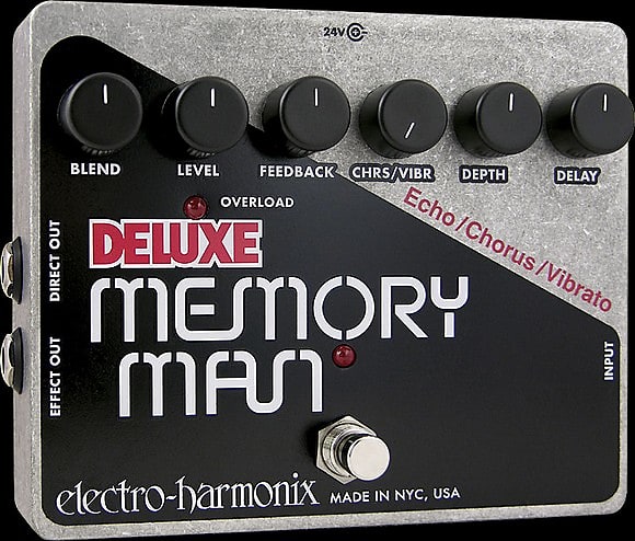 ELECTRO HARMONIX DELUXE MEMORY MAN - Analog Delay/Chorus/Vibrato image 1