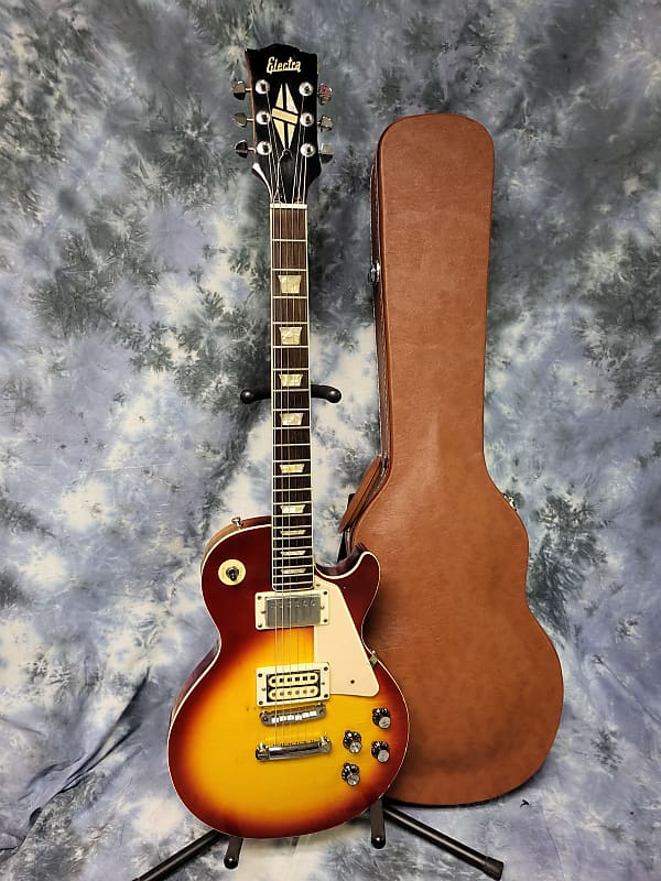 Video Demo Vintage 1973 Electra Model 2245 Super Rock Japan Les Paul Style Pro Setup New Strings New Hard Shell Case image 1