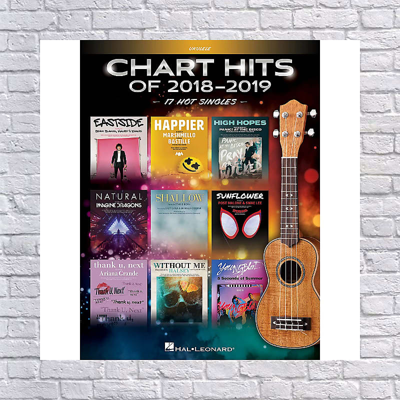 Hal Leonard Chart Hits Of 2018-2019 Ukulele Songbook | Reverb