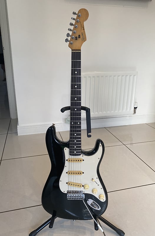 Squier Stratocaster E Series Japan MIJ 1984-87 - Black | Reverb