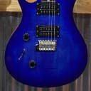 PRS SE Custom 24 Lefty Electric Guitar Faded Blue Burst  with Bag