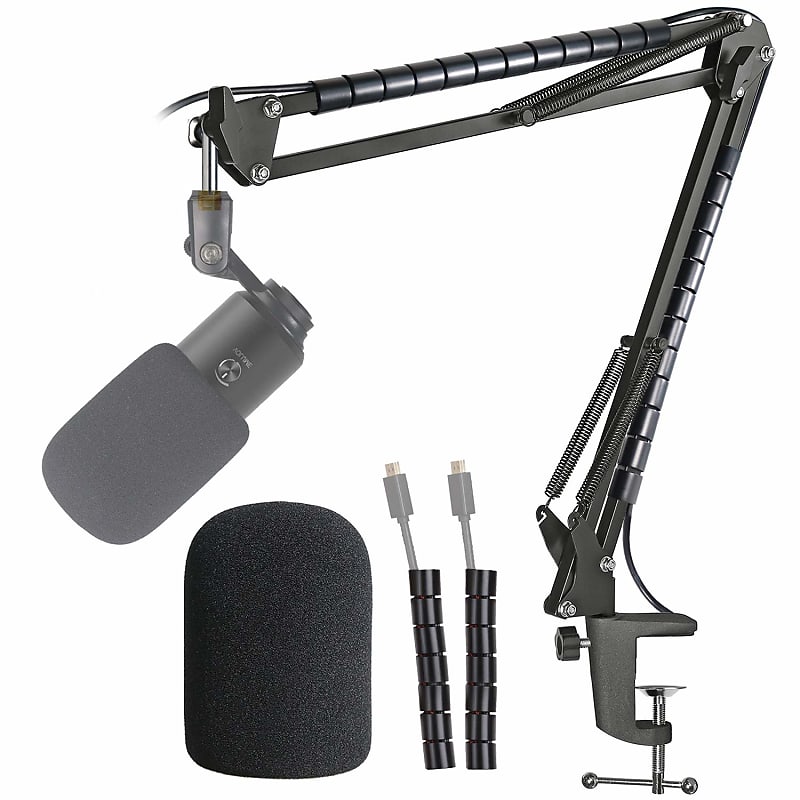 Mic Stand For Fifine K670 670B, Boom Arm With Windscreen And | Reverb