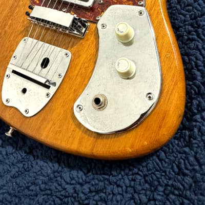 Kingston Kawai SD-30 / S3T "Hound Dog Taylor" Guitar - Bare Wood - 1964 image 12
