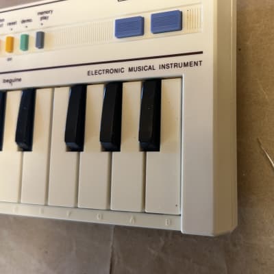 Light Blue Casio PT-1 Mini Keyboard Synthesizer Owned by The