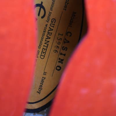1991 Epiphone Casino Cherry Made in Japan Terada Factory, MIJ, Pre-Elitist image 13
